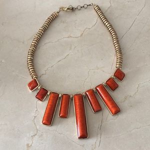 Amrita Singh orange necklace